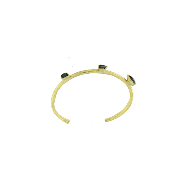 Women's Handmade Sniom Bracelet | GB1509 Kalliope | Brass  Crystals